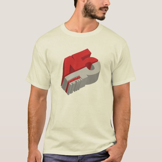 3D 45 RPM T-SHIRT (Voorkant)