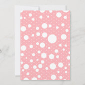 3D aardbeienbessen eerste verjaardagsfeestje Kaart (Achterkant)