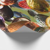 3D Abalone Kleurrijke Seashell Cadeaupapier (Hoek)