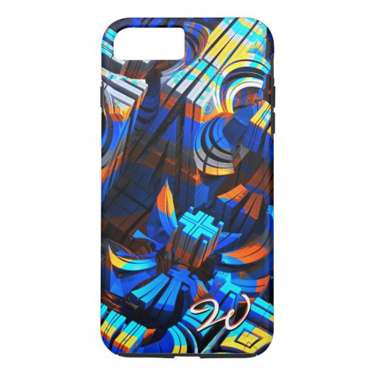 3D Abstract art. 23 Case-Mate iPhone Case (Achterkant)