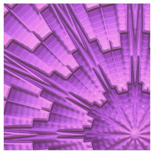 3D Abstract Art 3 Aangepast Stof (Close Up)