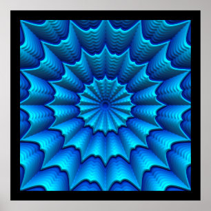 3D Abstract Art 4-8 Afbeelding Opties Posters