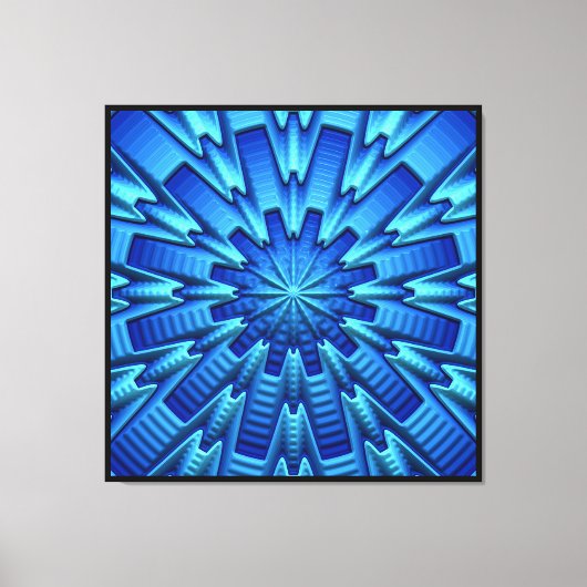 3D Abstract artikel 1A Canvas Afdruk (Voorkant)