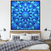 3D Abstract artikel 1A Canvas Afdruk (Insitu (Slaapkamer))