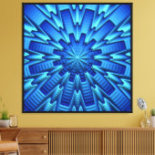 3D Abstract artikel 1A Canvas Afdruk (Insitu (Woonkamer))