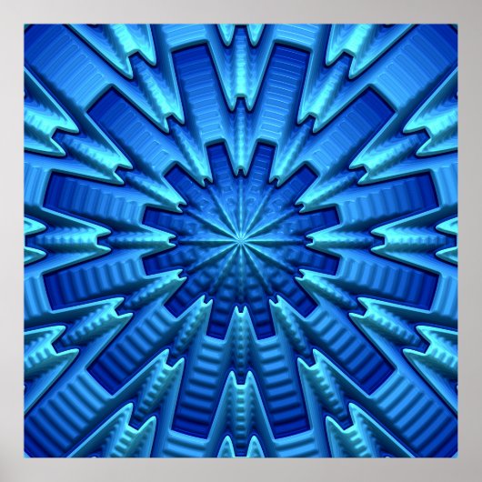 3D Abstract artikel 1A Poster (Voorkant)