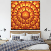 3D Abstract artikel 2A Canvas Afdruk (Insitu (Slaapkamer))