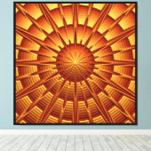 3D Abstract artikel 2A Canvas Afdruk (Insitu (Houten vloer))