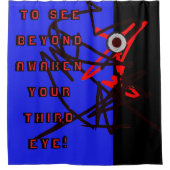 3D ABSTRACT douchegordijn (Voorkant)