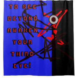3D ABSTRACT douchegordijn