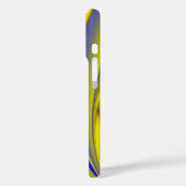3D Abstract in Gold Yellow Blue Case-Mate iPhone Case (Achterkant / Links)
