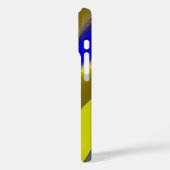 3D Abstract in Gold Yellow Blue Case-Mate iPhone Case (Achterkant / Links)