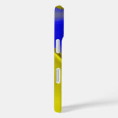3D Abstract in Gold Yellow Blue Case-Mate iPhone Case (Achterkant / Rechts)