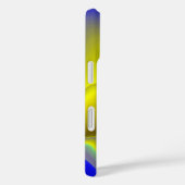 3D Abstract in Gold Yellow Blue Case-Mate iPhone Case (Achterkant / Rechts)