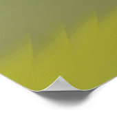 3D Abstract in Gold Yellow Blue Poster (Hoek)
