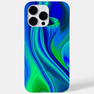3D Abstract in groen blauw paars Case-Mate iPhone 14 Pro Max Hoesje