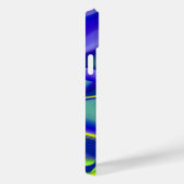 3D Abstract in groen blauw paars Case-Mate iPhone Case (Achterkant / Rechts)
