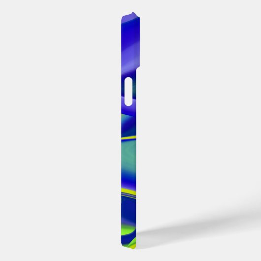 3D Abstract in groen blauw paars Case-Mate iPhone Case (Achterkant / Rechts)