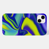 3D Abstract in groen blauw paars Case-Mate iPhone Case (Achterkant (horizontaal))