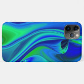 3D Abstract in groen blauw paars Case-Mate iPhone Case (Achterkant (horizontaal))