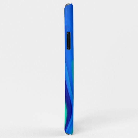 3D Abstract in groen blauw paars Case-Mate iPhone Case (Achterkant/rechts)