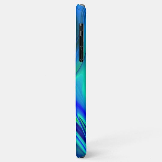 3D Abstract in groen blauw paars Case-Mate iPhone Case (Achterkant/links)
