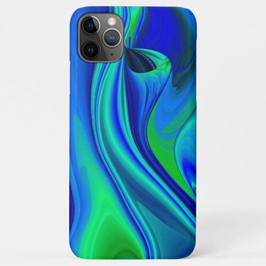 3D Abstract in groen blauw paars Case-Mate iPhone Case (Achterkant)