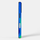 3D Abstract in groen blauw paars Case-Mate iPhone Case (Achterkant / Rechts)