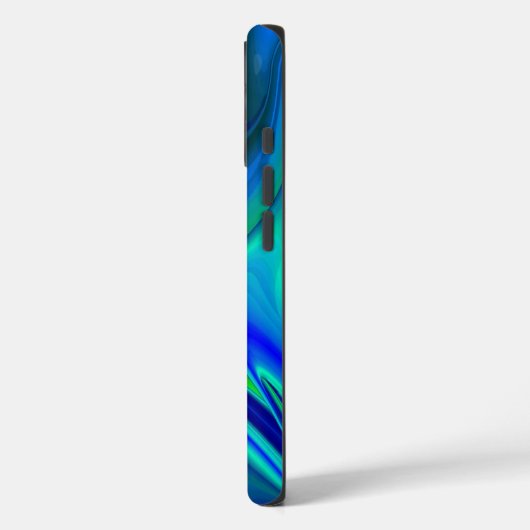 3D Abstract in groen blauw paars Case-Mate iPhone Case (Achterkant / Links)