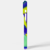 3D Abstract in groen blauw paars Case-Mate iPhone Case (Achterkant / Links)