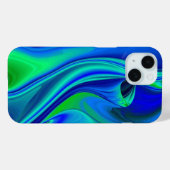 3D Abstract in groen blauw paars Case-Mate iPhone Case (Achterkant (horizontaal))