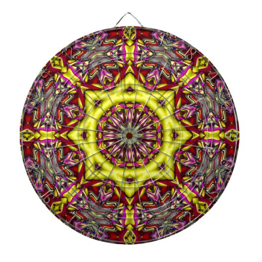 3d abstract patroon dartbord (Voorkant)