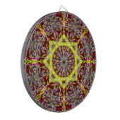 3d abstract patroon dartbord (Voorkant Links)