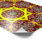 3d abstract patroon foto afdruk (Hoek)