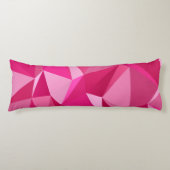 3D Abstract roze patroon Lichaamskussen (Voorkant)
