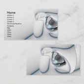 3d_abstract_white-1920x1080, Naam, Adres 1, A... Visitekaartje (Voorkant / Achterkant)