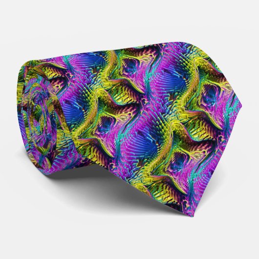 3D Abstracte art 16A-16B-opties Stropdas (Opgerold)