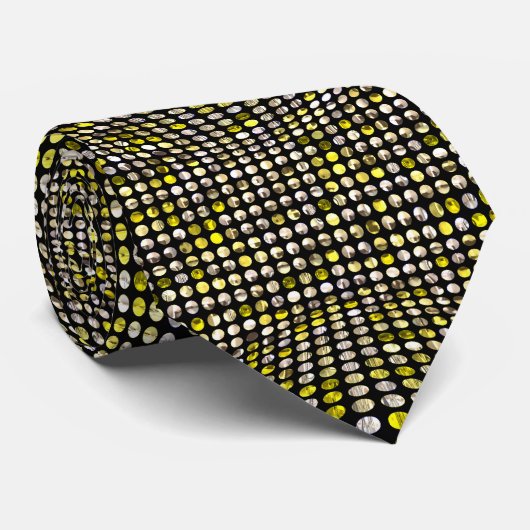 3D Abstracte Art 9A-9B Opties Stropdas (Opgerold)