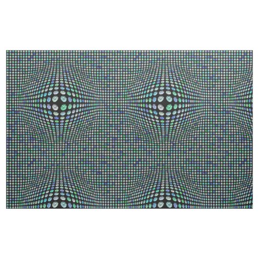 3D Abstracte Art 9B Aangepaste stoffen (Fat Quarter)