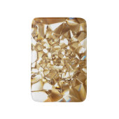 3D abstracte kristalgouden textuur. Badmat (Voorkant Verticaal)