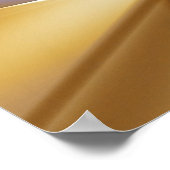 3D abstracte kristalgouden textuur. Poster (Hoek)