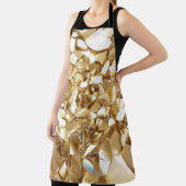 3D abstracte kristalgouden textuur. Schort (Insitu)