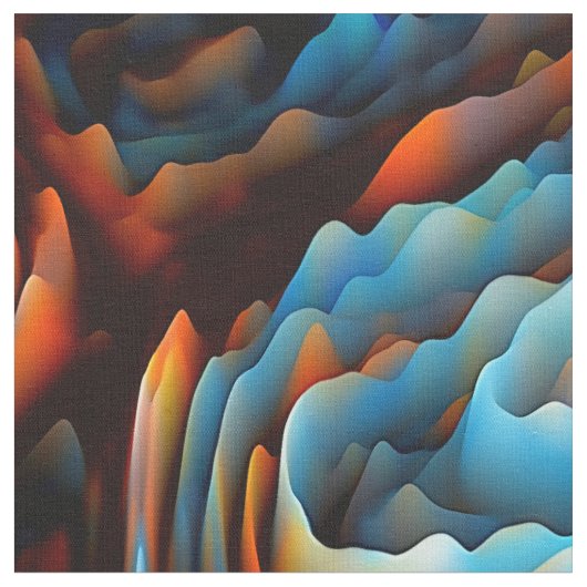 3D Abstracte Kunst 20A-20B Opties Aangepaste Stoff Stof (Close Up)