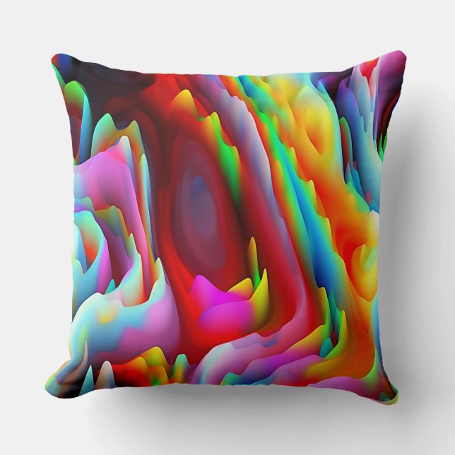 3D Abstracte Kunst 21A-21B Opties Kussens (Voorkant)