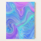 3D Abstracte Penseel van de Verf met Naam Planner (Achterkant)