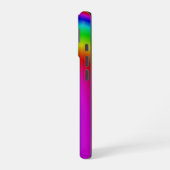 3D Abstracte Regenboog Kunst iPhone 16 Hoesje (Linkerkant)