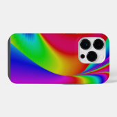 3D Abstracte Regenboog Kunst iPhone Hoesje (Achterkant horizontaal)