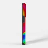 3D Abstracte Regenboog Kunst iPhone Hoesje (Rechterkant)