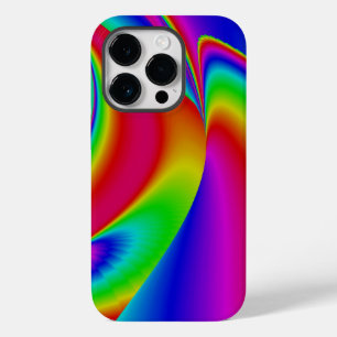 3D Abstracte regenboogkunst Case-Mate iPhone 14 Pro Hoesje
