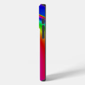 3D Abstracte regenboogkunst Case-Mate iPhone Case (Achterkant / Links)